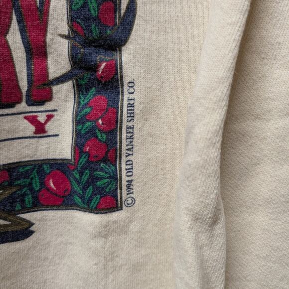 1994 New England Cranberry Company Hoodie Sweatshirt - Picture 4 of 7